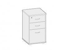 "New-Матрица" Тумба приставная с файловым ящиком