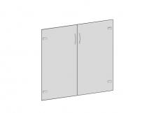 "New-Матрица" Двери низкого (стеклянные)