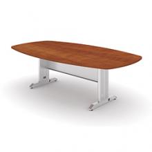 "Милан" Конференц-стол на L-образном метал каркасе