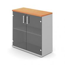 Милан Шкаф стеклянные двери 810x350x780 мм