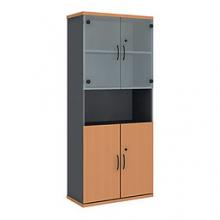 Моно-Люкс Шкаф со стекл. дверцами Моно-люкс R5-S12