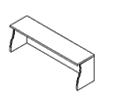 IMAGO-2 Надставка на стол 1200x300x400 мм