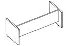 "Лион" Каркас (подстолье) к столешнице LN-2.1(1.0/1.1)