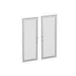 Двери средние в алюминиевой раме ТР-4.7