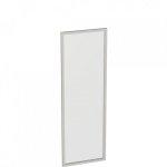 Дверь стеклянная "сатин" в алюминиевой рамке (1 шт)