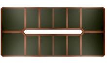 Ришар Стол переговоров наборный r-280-600 6000x2800x790 мм