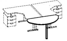 ПРИСТАВКА ( фигурная) большая