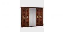 Шкаф для одежды и белья 5-ти дверный (с зеркалами)