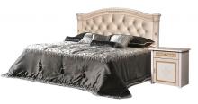 Кровать Карина 3 2-х спальная 160 с мягкой спинкой и подъемным механизмом