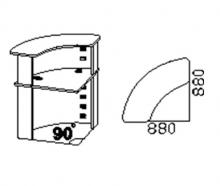 Cтойка угловая на  880 "Стимул" и "Бонус"