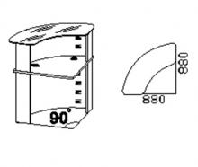 Cтойка угловая на 880 перф. "Стимул" и "Бонус"