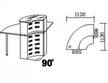 Cтойка угловая на 1130 перф. "Стимул" и "Бонус"