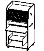**СТОЙКА (с замком) 594x817x1384 мм