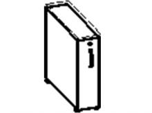 **ТУМБА СТАЦИОНАРНАЯ 668x176x603 мм