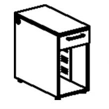 ТУМБА  ПОД СИСТЕМНЫЙ БЛОК левая, правая