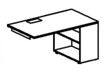 ПРИСТАВКА с тумбой открытой (левая,правая) 1600х700