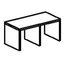 ТУМБА  НАСТОЛЬНАЯ сквозная