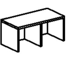 ТУМБА НАСТОЛЬНАЯ с задней стенкой 