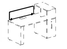 ЭКРАН УКОРОЧЕННЫЙ (ЛДСП) к столам и приставкам на1800 мм