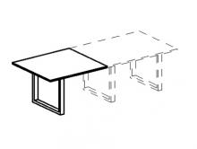 **ПРИСТАВКА стола переговорного 1200