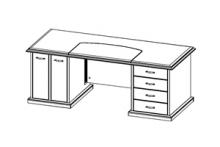 Стол письменный Советник С321СЛ