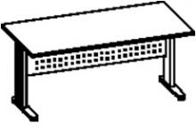 СТОЛ ПИСЬМЕННЫЙ 1200 мм с перфорацией