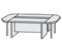 Teorema стол переговоров 1700x3500x750 мм