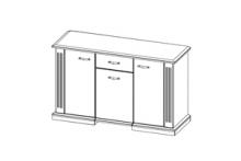 Тумба Советник С56Д+С56С