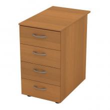 Тумба приставная 4 ящика с замком