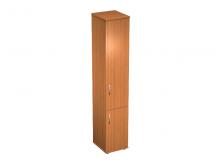Шкаф для документов узкий закрытый высокий 383