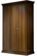 Шкаф 3-х ств. Амели ноче без зеркал для платья и белья