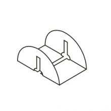 Полка 2 сторонняя для СД